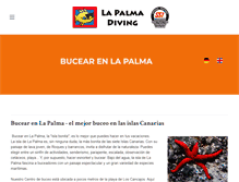 Tablet Screenshot of la-palma-buceo.com